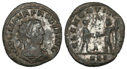 Probus, AD 276-282. Bl, Antoninianus. 3.38 g. 22.52 mm. Antioch.
Obv: IMP C M AVR PROBVS AVG. Bust of Probus, radiate, draped, cuirassed, right.
Rev: ...