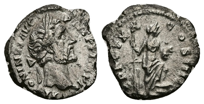 Antoninus Pius, AD 138-161. AR, Denarius. 2.38 g. 17.12 mm. Rome.
Obv: ANTONINVS...