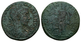 Thrace, Hadrianopolis. Gordian III, AD 238-244. AE. 8.88 g. 25.29 mm.
Obv: ΑΥΤ Κ Μ ΑΝΤ ΓΟΡΔΙΑΝΟϹ ΑΥΓ. Laureate, draped and cuirassed bust of Gordian I...