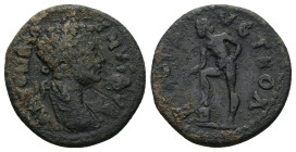 Troas, Alexandria. Caracalla, AD 198-217. AE. 7.77 g. 23.53 mm. 
Obv: ANTONINVS PIVS AVG. Laureate, draped and cuirassed bust of Caracalla, right.
Rev...