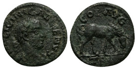 Troas, Alexandria. Gallienus, AD 253-268. AE. 5.88 g. 20.73 mm.
Obv: IMP LICINI GALLIENVS. Bust of Gallienus, laureate, draped and cuirassed, right.
R...