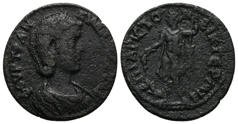 Mysia, Germe. Tranquillina, AD 241-244. AE. 12.77 g. 30.54 mm.
Obv: ΦΟΥΡ ΤΡΑΝΚΥΛ...