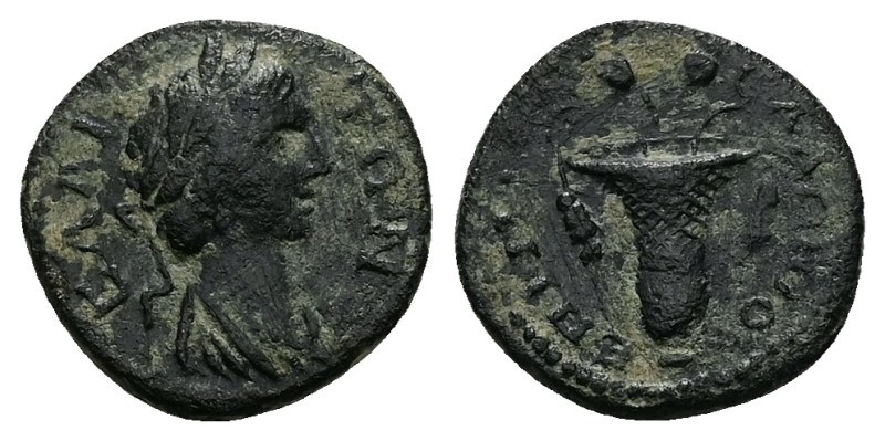 Aeolis, Elaea. Pseudo-autonomous, Time of Augustus. AE. 2.00 g. 14.51 mm. Saloni...