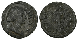 Phrygia, Amorium. Faustina II, c. AD 152–176. AE. 3.70 g. 19.29 mm. Reign of Antoninus Pius or Marcus Aurelius.
Obv: ΦΑVϹΤƐΙΝΑ ϹƐΒΑϹΤΗ. Draped bust of...