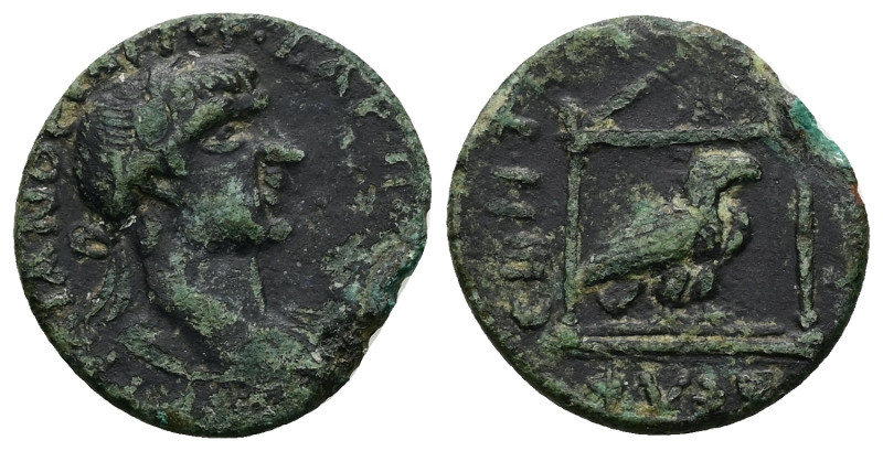 Cilicia, Philadelphia. Trajan, AD 98–117. AE. 5.31 g. 22.89 mm.
Obv: [ΑΥΤΟΚ]Ρ ΤΡ...