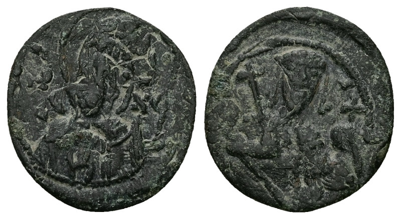 John II Comnenus (?), AD 1118-1143. AE, Tetarteron. 2.30 g. 21.31 mm.
Obv: IC – ...