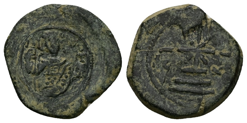 Manuel I Comnenus (?), AD 1143-1180. AE, Tetarteron. 4.37 g. 22.09 mm. Thessalon...