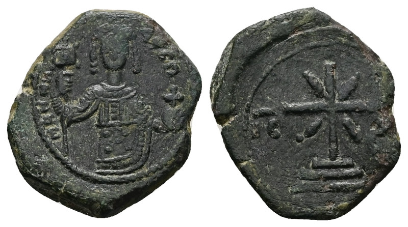 Manuel I Comnenus, AD 1143-1180. AE, Tetarteron. 4.47 g. 21.75 mm. Thessalonica....