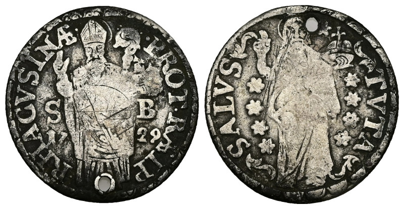 Republic of Ragusa. AD 1683-1750. AR, Perpero. 5.07 g. 26.78 mm.
Obv: PROT RAEIP...