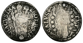 Republic of Ragusa. AD 1683-1750. AR, Perpero. 5.07 g. 26.78 mm.
Obv: PROT RAEIP RHAGVSINAE / S-B / 17-29. St. Blaze divides date and S B. Lettering a...