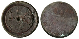 PB Eastern Mediterranean/Aegean. Byzantine one nomisma weight (AD 6th–7th centuries)
Discoid in form with plain profile; raised rim and centring point...