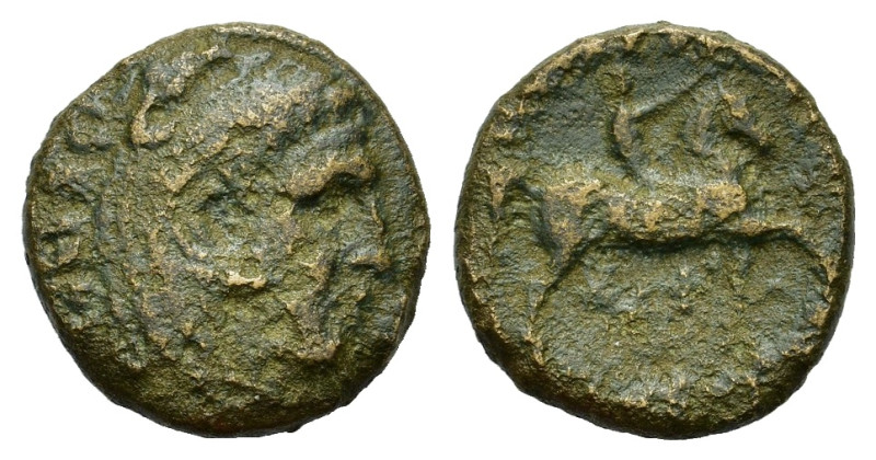 Kings of Macedon. Philip II. Circa 359-336 BC. Æ (18 mm, 5,7 g). Uncertain Maced...