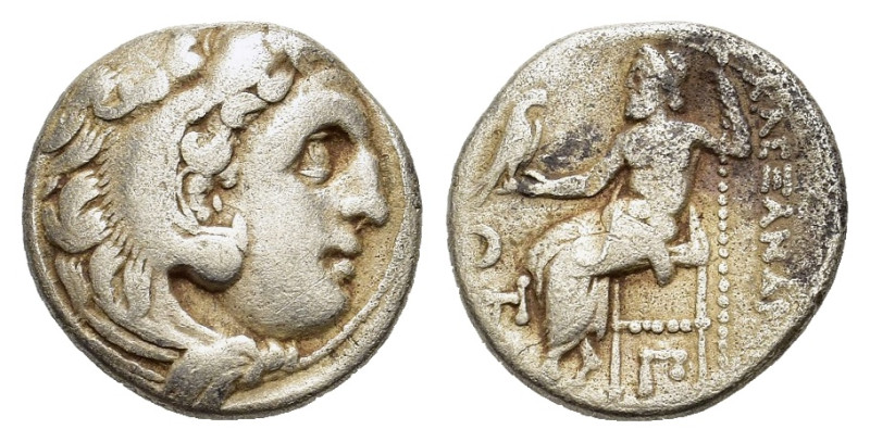 Kings of Macedon. Alexander III the Great. 336-323 B.C. AR Drachm (16,2 mm, 3,8 ...