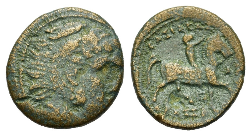 Kings of Macedon. Alexander III 'the Great'. 336-323 BC. Æ (18,5 mm, 4,5 g) Unce...