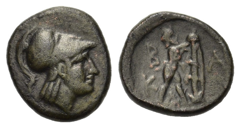 Kings of Macedon. Antigonos II Gonatas. 277 - 239 B.C. AE (19,5mm, 8,50gr.). Hel...