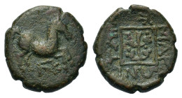 Thrace, Maroneia, c. 398/7-348/7 BC. Æ (15, 4 mm, 3,3 g). SNG Copenhagen 632. Very fine.