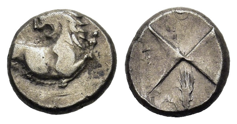 Thrace, Thracian Chersonesos, c. 4th century BC. AR Hemidrachm (12 mm, 2,3 g). S...