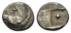 Thrace, Thracian Chersonesos, c. 386-338 BC. AR Hemidrachm (13,3 mm, 2 g). Very fine.