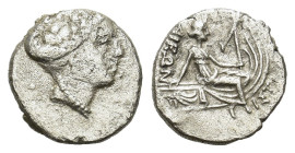 Euboea, Histaia, 3rd-2nd century BC; AR Tetrobol (13,5 mm, 1,2 g). HGC 4, 1525; SNG Copenhagen 517. Very fine.