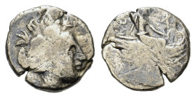 Euboea, Histaia, 3rd-2nd century BC; AR Tetrobol (12,6 mm, 1,6 g). HGC 4, 1525; SNG Copenhagen 517. About very fine.
