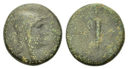 Pontos, Amisos. Time of Mithradates VI Eupator (c.125-100 BC). Æ (25 mm, 20,5 g). SNG BM Black Sea 1135-8; HGC 7, 236. Fine.