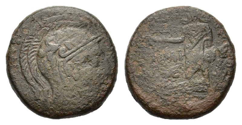Pontos, Amisos. Circa. 109-89 BC. Æ (27 mm, 18,8 g). SNG BM Black Sea 1167. Abou...