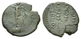Pseudo-autonomous issue. Circa mid 1st century AD. Æ (20 mm, 4 g). Macedon, Philippi. RPC I, 1651; SNG Copenhagen 305. About very fine.