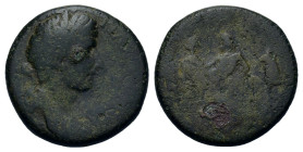Hadrian. AD 117-138. Æ (24 mm, 9 g) Thrace, Bizya. Cf. Jurukova Bizye 8.F; Varbanov 1415-6. Good fine.