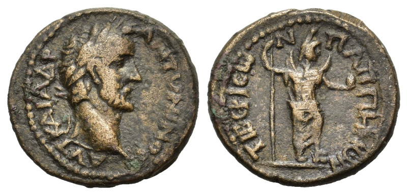 Antoninus Pius AD 138-161. Æ (21,5 mm, 5,5 g) Pisidia. Tiberiopolis. AYT KAI AΔP...