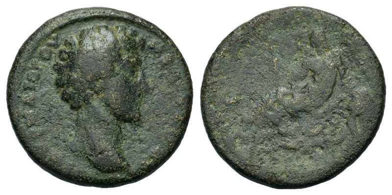 Marcus Aurelius as Caesar. AD 139-161. Æ (24,7 mm, 9,5 g). Thrace, Bizya. RPC IV...