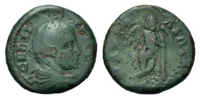 Geta as Caesar. AD 198-209. Æ (17,5 mm, 3,3 g). Thrace, Pautalia. Varbanov 5465. Very fine.