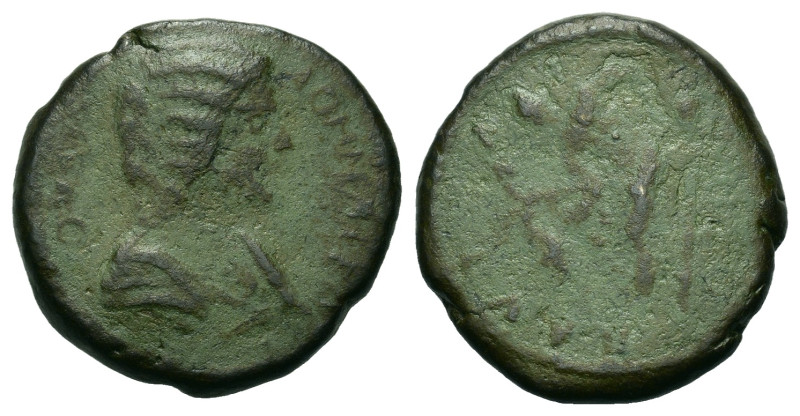 Julia Domna as Augusta. AD 193-217. Æ (22,3 mm, 7,5 g) Pisidia, Antioch(?). Fine...