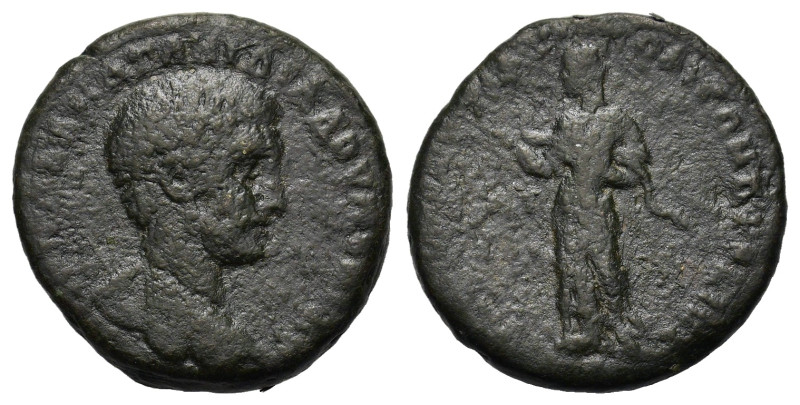 Diadumenian as Caesar. AD 217-218. Æ (25,5 mm, 10,6 g) Moesia Inferior, Nicopoli...