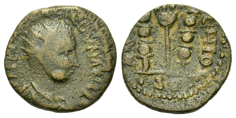 Gallienus. AD 253-268. Æ (19,6 mm, 4,3 g) Pisidia, Antioch. Cf. SNG France 1331-...