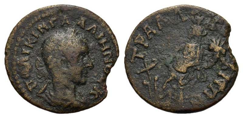 Gallienus. AD 253-268. Æ (21 mm, 3,35 g). Lydia, Tralles. SNG Copenhagen 707. Ve...