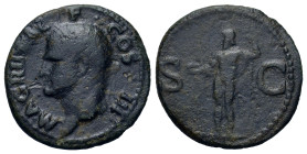 Agrippa. Died 12 BC. Æ As (28,7 mm, 9,6 g), Rome, AD 39. RIC 58 (Gaius). Very fine.