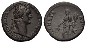 Domitianus. AD 81-96. Æ As (27 mm, 9,6 g), Rome, AD 92-94. RIC 408. Very fine.