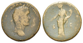 Antoninus Pius. AD 148-149. Æ Sestertius (31,5 mm, 28,5 g) Rome. Laureate head right. R/ Aequitas standing left, holding scales and cornucopia. RIC II...