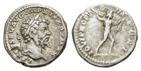 Septimius Severus. AD 193-211. AR denarius (18 mm, 3,3 g). Rome mint. 198-200. L SEPT SEV AVG IMP XI PART MAX, laureate head right R/ IOVI PROPVGNATOR...