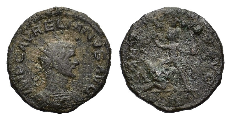 Aurelian. AD 270-275. Æ Antoninianus (22 mm, 4 g), Antioch. RIC 384. About very ...