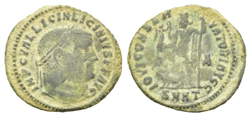 Licinius I. AD 308-324. Æ Follis (24,8 mm, 4 g) Heraclea. IMP C VAL LICIN LICINI...