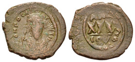 Phocas. AD 602-610. Æ follis (32,5 mm, 10,8 g). Constantinople mint, 608-609.