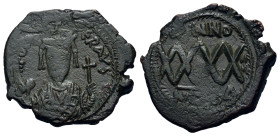 Phocas. AD 602-610. Æ 40 Nummi (32,3 mm, 11 g), Nicomedia, year 4 (605/6). Sear 658. Very fine.