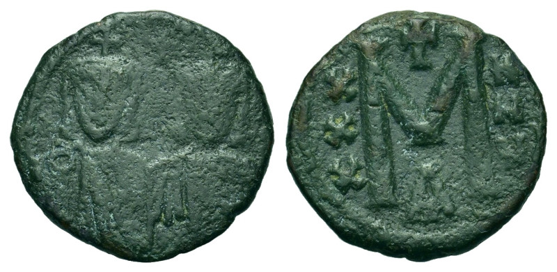 Nicephorus I, with Stauracius. AD 802-811. Æ 40 Nummi (21 mm, 4,5 g). Constantin...