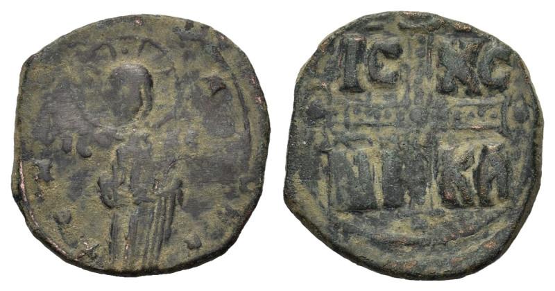 Anonymous Follis. Michael IV the Paphlagonian 1034-1041 AD.
Constantinople Æ (26...