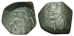 Manuel I. AD 1143-1180. Æ Trachy (19,5 mm, 1,4 g), Constantinople, AD 1167-1183. Sear 1966. Good fine.