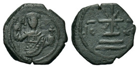 Manuel I Comnenus. AD 1143-1180. Æ Tetarteron (17,3 mm, 2,15 g), Thessalonica. Sear 1976. Very fine.
