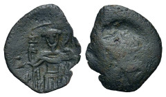 Uncertain Byzantine Æ Trachy (18,5 mm, 0,9 g). Circa 12-13th century AD. Good fine.