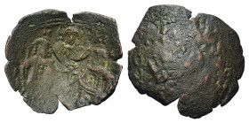 Andronicus II and Michael IX. AD 1294-1320. Æ Assarion (22,2 mm, 2 g), Constantinople. Sear 2435. Good fine.