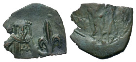 Andronicus II Palaeologus. AD 1282-1328. Æ Trachy (), Thessalonica. Sear 2372. Good fine.